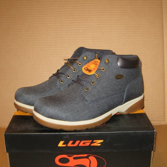 Lugz Drifter Zeo Mid Denim Boots Size 2 